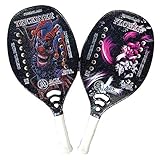  Ace Beach Tennis - Par de raquetas de tenis de playa (20 unidades), Trickster Flower