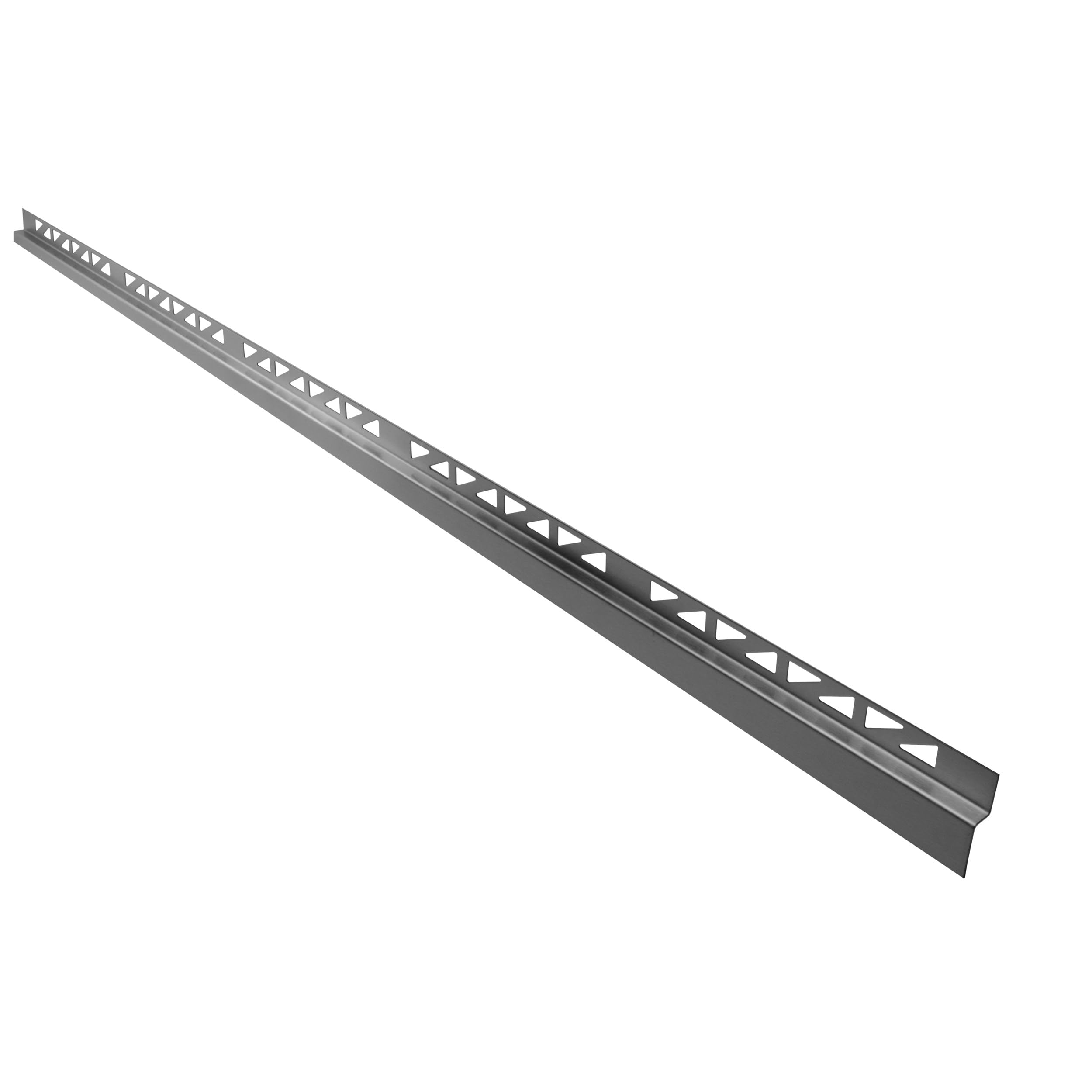 Dusch-/Wand-/Keilprofil Gefälleprofil gebürstet 8mm Typ 5 - Links - 150cm