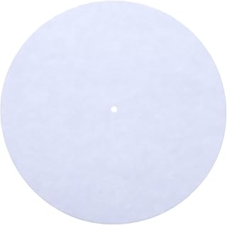 Vaguelly Toca-Discos De Feltro Branco Para Dj Yeat Tapete De Toca-Discos De Feltro Tapete Para Toca-Discos De Vinil Para Dj Tapete De Lã Tapete De Lã Prato Giratório Tapete À Prova De
