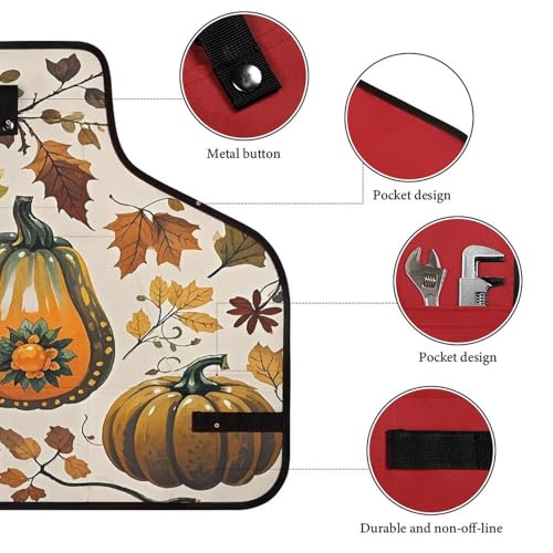 Delantal Thanksgiving Pumpkin unisex en poliéster miniatura 3