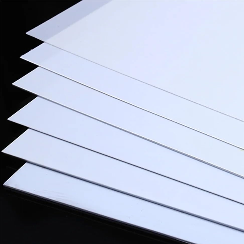 Placa de ABS blanco de 1,5mm fácil de cortar para maquetas 1