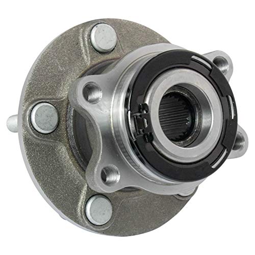 Image of TRQ 2 Piece Rear Wheel Bearing and Hub Assembly Set with ABS Sensor Compatible with 2018-2020 Mitsubishi Eclipse Cross 2014-2020 Outlander Outlander PHEV 2013-2015 Sport