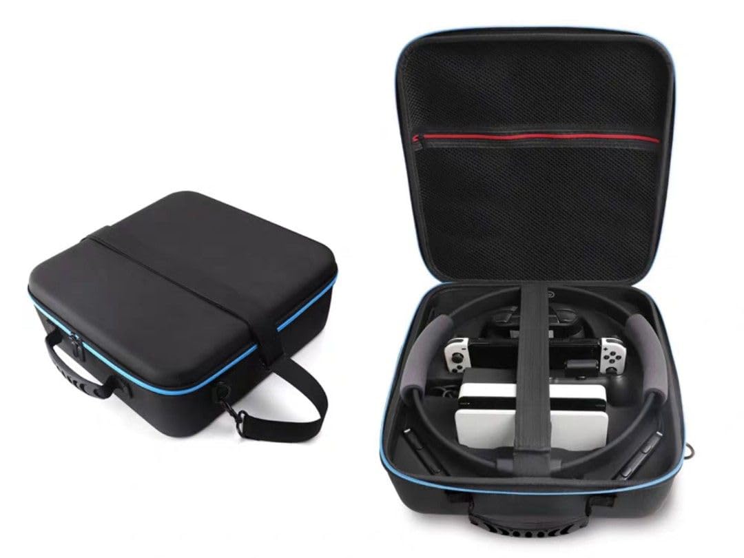 TCOS TECH Switch Travel Bag Carrying Case for Nintendo Switch Portable Deluxe Hard Shell Carrying Case for Nintendo Switch and Switch OLED Protected Travel Case with Rubberized Handle Shoulder Strap (B0BXBJZS3S) Amazon Price History, Amazon Price Tracker