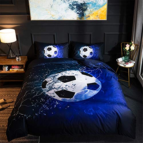 Parure de lit en microfibre premium 3 pièces douceur ado garçon - 3