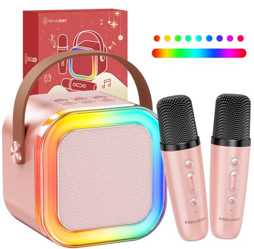 image for Kinglucky Mini Karaoke Machine for Kids, 2025 TOP Birthday Gifts Ideas