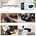 CCHYF Foot Massager with Heat, Shiatsu Foot and Calf Electric Kneading Massager Machine with Roller for Relaxation, Plantar Fasciitis, Pain Relief, Gifts for Women & Men(Blue)