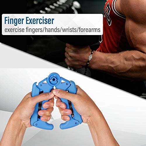 Pedkit Dedo reforçador de mão exercitador para antebraço, pulso, fortalecedor de mão, equipamento de