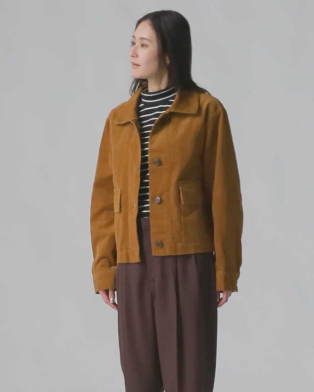 無印　木の実から作ったカポック混コーデュロイジャケット モカブラウンXL　未使用 紳士 木の実から作ったカポック混コーデュロイジャケット | 無印良品