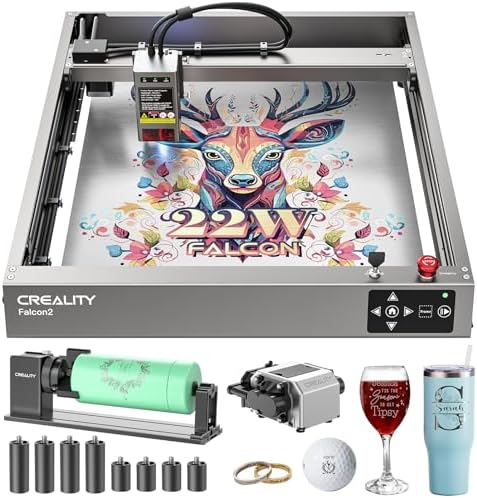 CREALITY FALCON2 22W Laser Engraver Machine with Air Assist