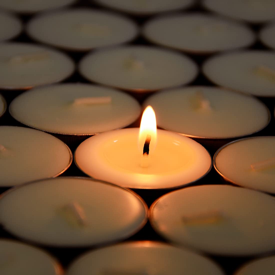 Amazon.co.jp: DEYBBY 天然ソイワックスティーライトキャンドルバルク