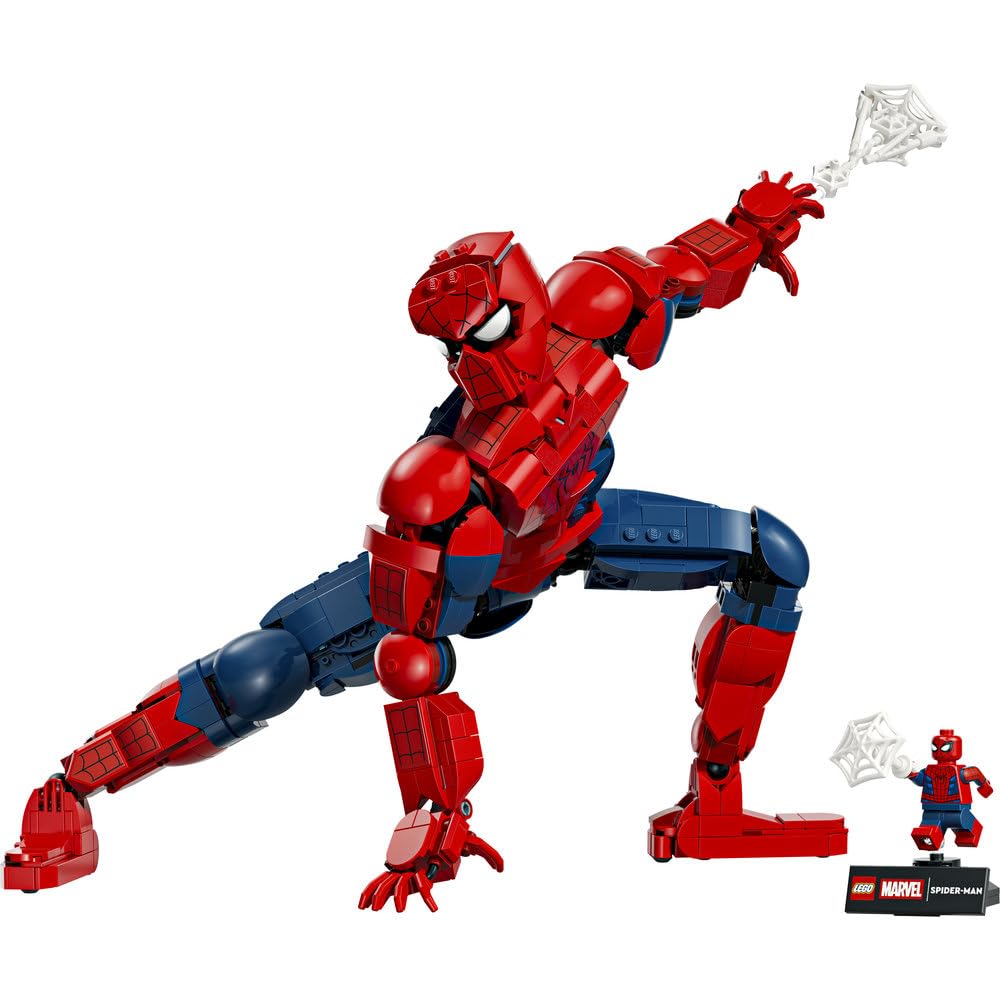 LEGO | Marvel Figurka Spider-Mana 76346 | Kolekcjonerska figurka, Spider-Man: Całkiem nowy dzień, prezent dla fana Marvela 12+, zestaw klocków, 813 elementów