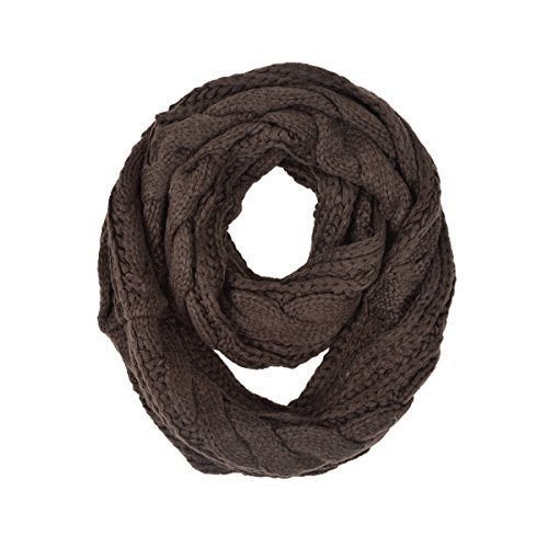 TrendsBlue® Premium Winter Twist Knit Warm Infinity Circle Scarf - Diff Colors