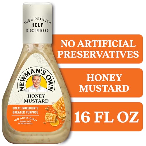 Image of Newman's Own Salad Dressing Honey Mustard,16 Fl Oz