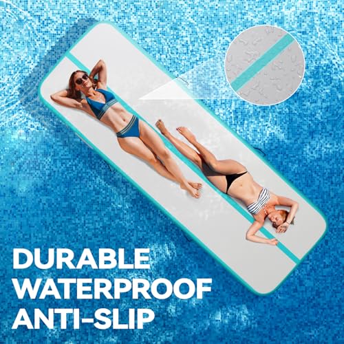 airtrack matte mit elektrischer Luftpumpe 10cm hoch 3 M Tumbling Matten Aufblasbare turnmatte Matte gymnastikmatte Yogamatte Camping Trainingsmatte