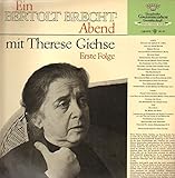  Therese Giehse - Ein Bertolt Brecht-Abend Mit Therese Giehse - Erste Folge - Deutsche Grammophon Gesellschaft Literarisches Archiv - 168 093