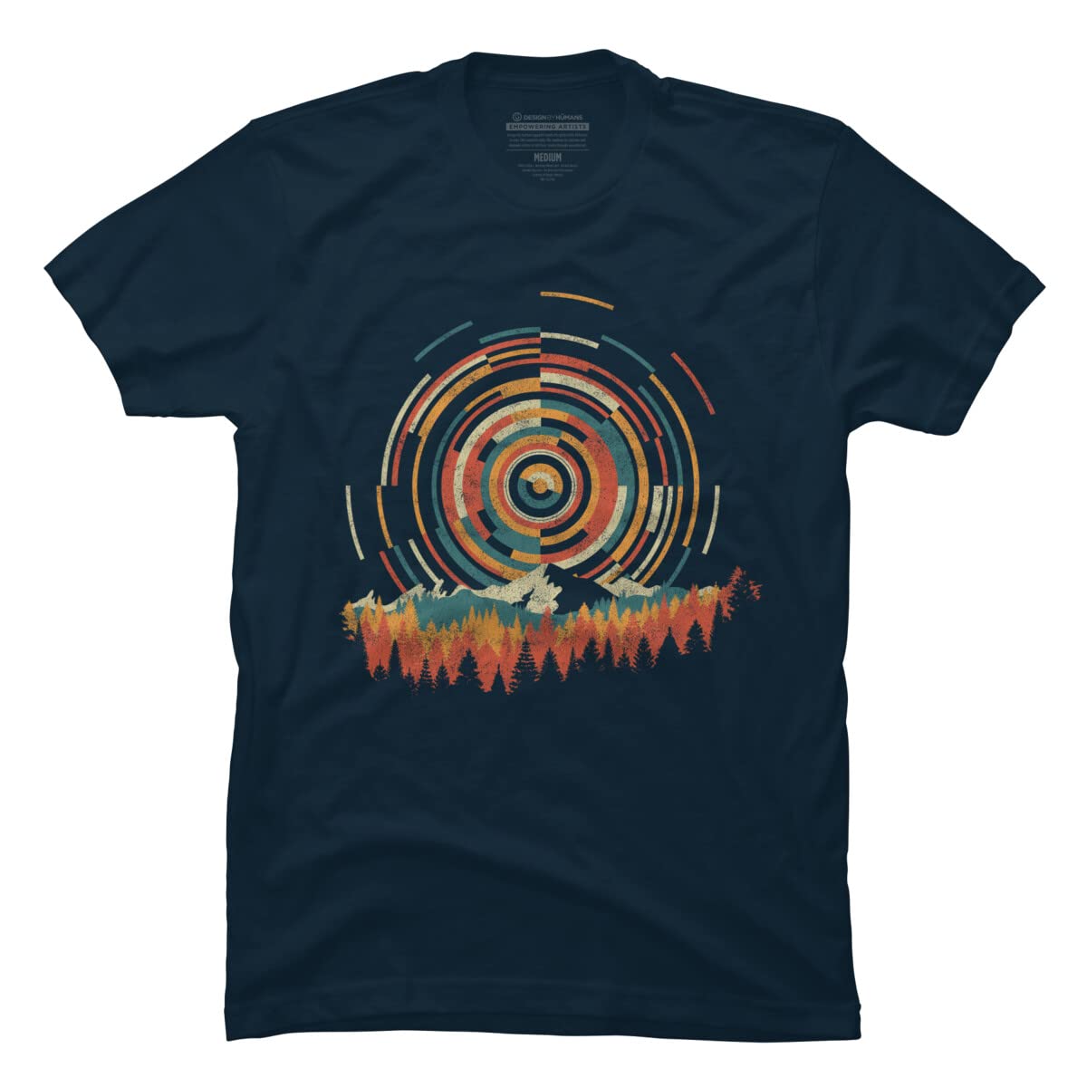 Design By HumansMen's The Geometry of Sunrise by digsy T-Shirt - -