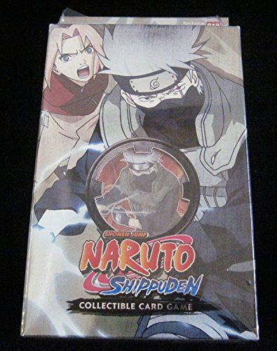 Naruto Will of Fire TCG CCG Kakashi Starter Deck - Cards, Mat, Manual, Marker