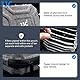 JJC Kamera-Filtertasche, Objektivfiltertasche, Filter-Tragetasche für 10 Filter bis zu 95 mm, Filterhalter, Gürteltasche, wasserabweisendes und staubdichtes Design für Objektivbeutel, grau