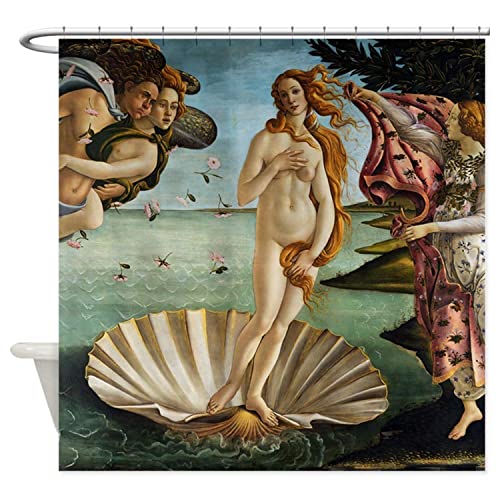 MEKPAM Botticelli Geburt Der Venus Dekostoff Duschvorhangbadevorhang Badevorhang Duschvorhänge 180x180cm