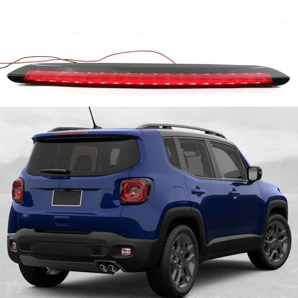 per Jeep per Renegade 2015-2020 68247167AA Luce di Arresto Centrale per Montaggio Alto Terza Luce Stop Lampada Arresto Posteriore per Montaggio Alto(Red)