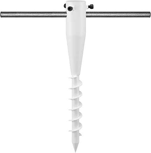 DEROFIT Base de paraguas portátil, anclaje de metal resistente para paraguas, bandera, árbol de Navidad, caña de pescar, parque al aire libre,