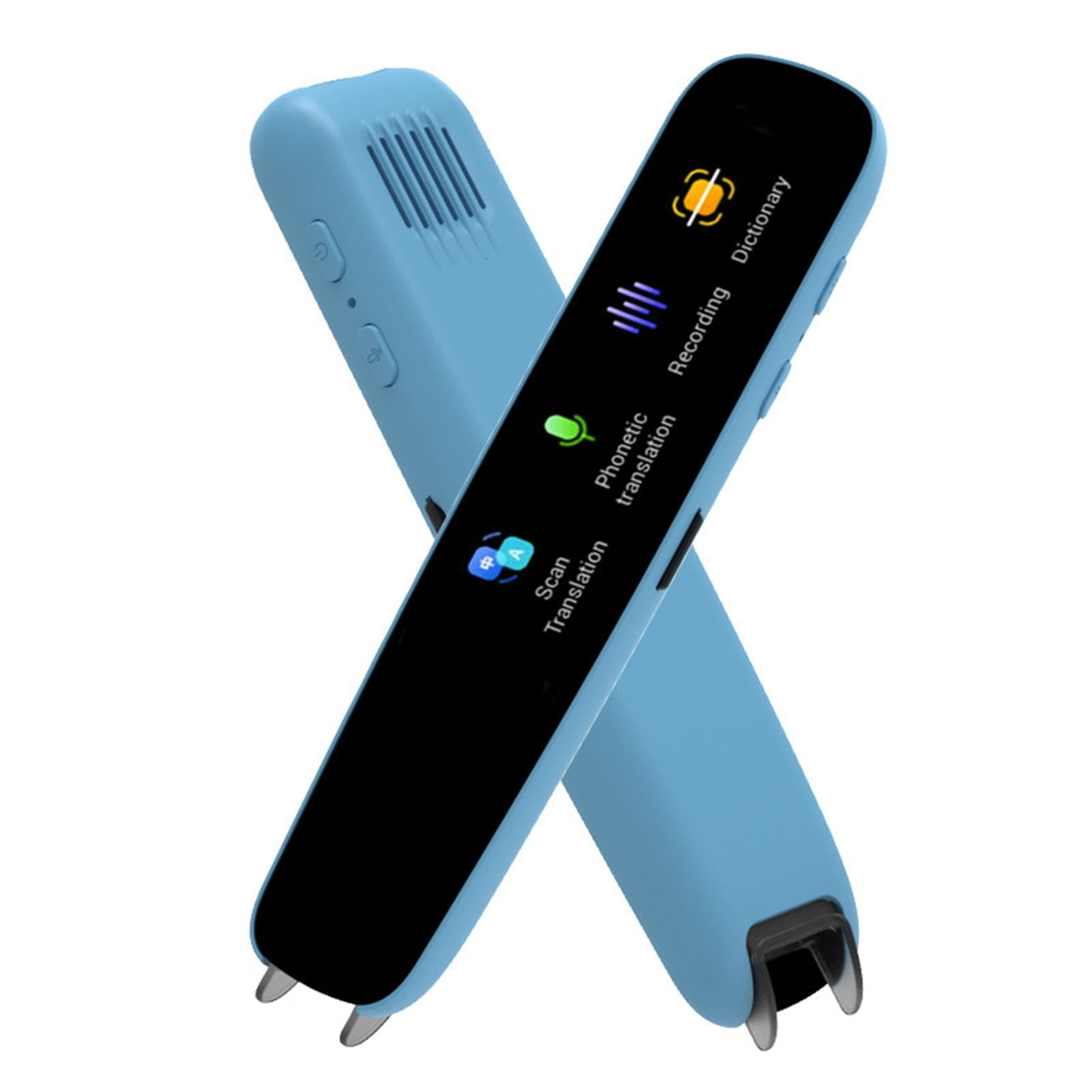 Stylo traducteur, stylo de traduction électronique | Lecteur de numérisation à stylo traducteur électronique 112 langues - Stylo intelligent portable, traducteur vocal instantané pour une traduction r