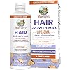 MaryRuth’s Women’s Hair Growth MAX Liposomal | With Lustriva® + Biotin 10000mcg + Pumpkin Seed Oil| Thicker Hair | Hair Care | Wrinkles, Fine Lines, Skin Care | Ages 18+ | 15.22 Fl Oz