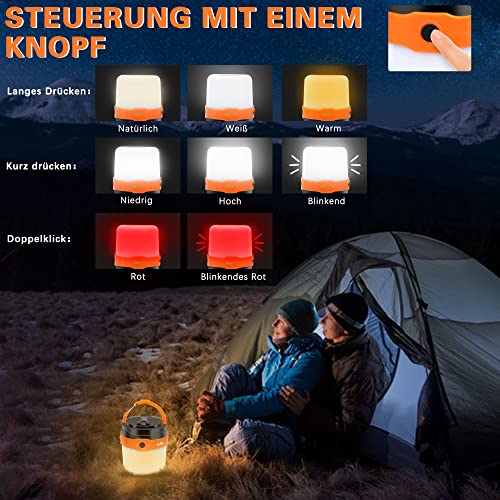 Dynamo Handkurbel Elektronische Camping Laterne Solar LED Taschenlampe,3000mAh Wiederaufladbare Batteriebetriebene Lampe… - Image 5