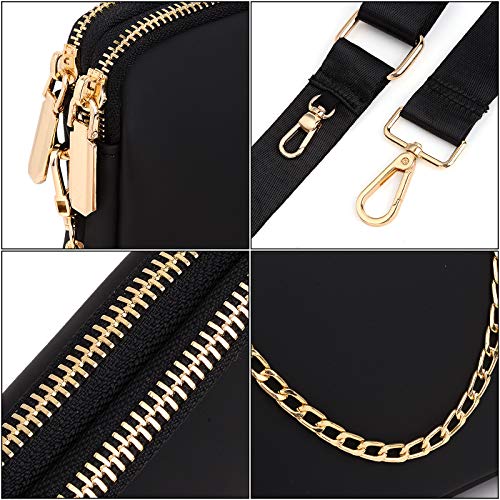 UTO Small Crossbody Bags for Women 3 in 1 Trendy Belt Purse Fashion Designer Mini Cute Sling Fanny Chest Pack - Thumbnail 4
