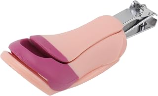 Baby Nail Grooming Set with Fold Magnifier, Stainless Steel, Pink | Portable Quick Shaping Tool for Infant and Toddler Care, Steady Grip, Gift Choice for Expecting Moms