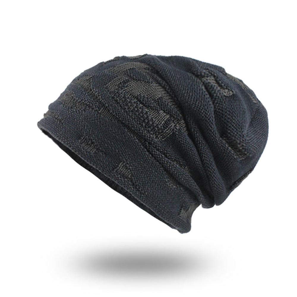 Bonnet slouch crâne chaud avec doublure douce contre le vent froid - 2