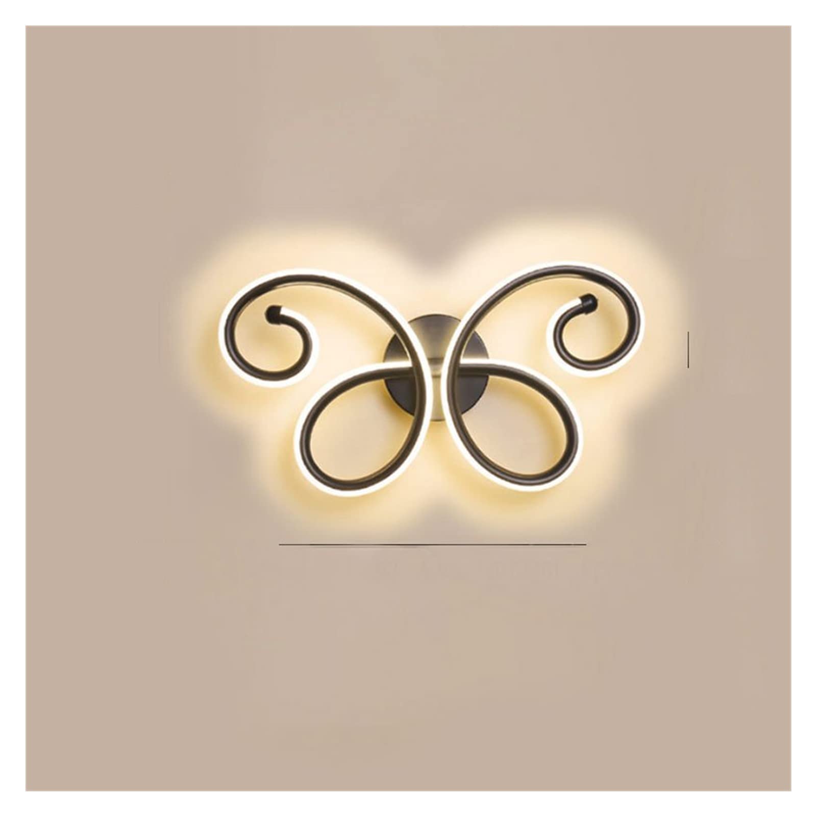 Iluminación de pasillo y dormitorio con lámpara LED moderna de arte simple