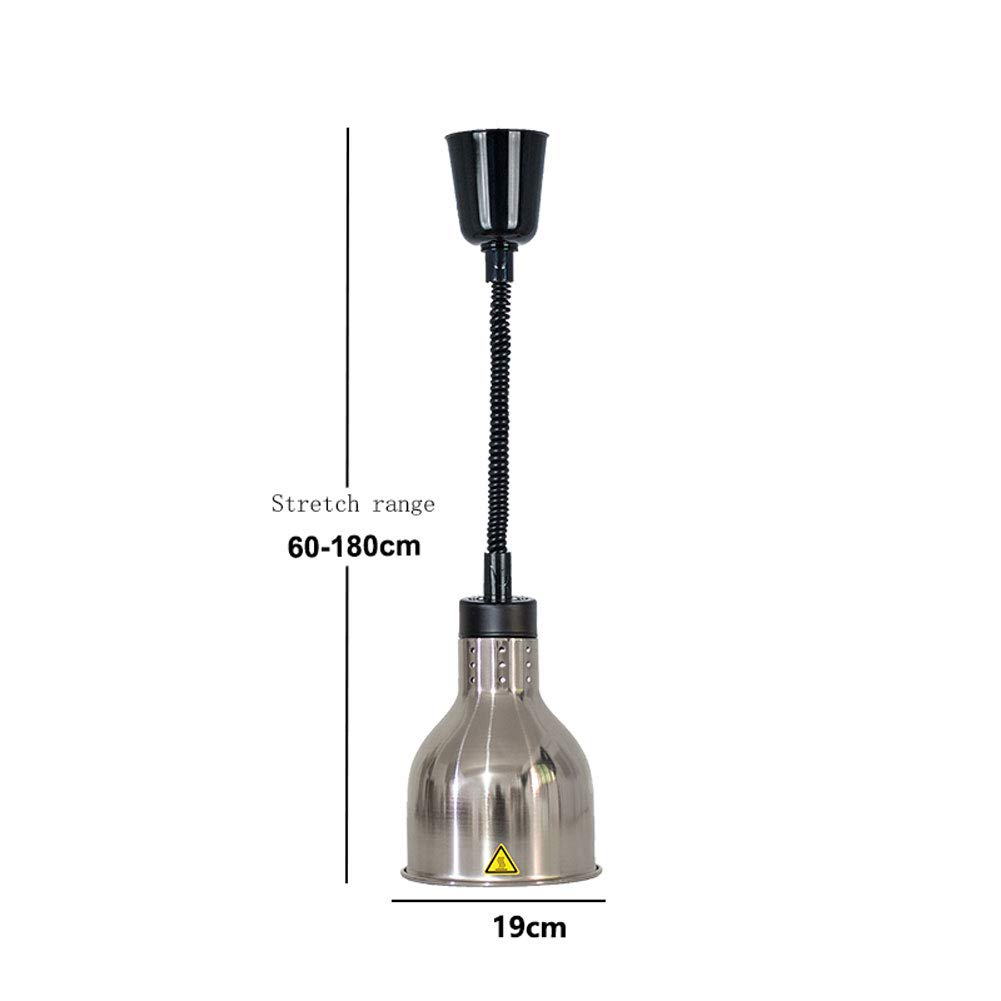 Komercyjna Lampa Grzewcza Do Żywności, Lampa Grzewcza Do Bufetu, Utrzymująca Ciepło Jedzenia, Hotel, Restauracja, Stołówka Uniwersytecka, Kaliber 19 Cm, 3 Sztuki, 110 V, 250 W, Dekoracja