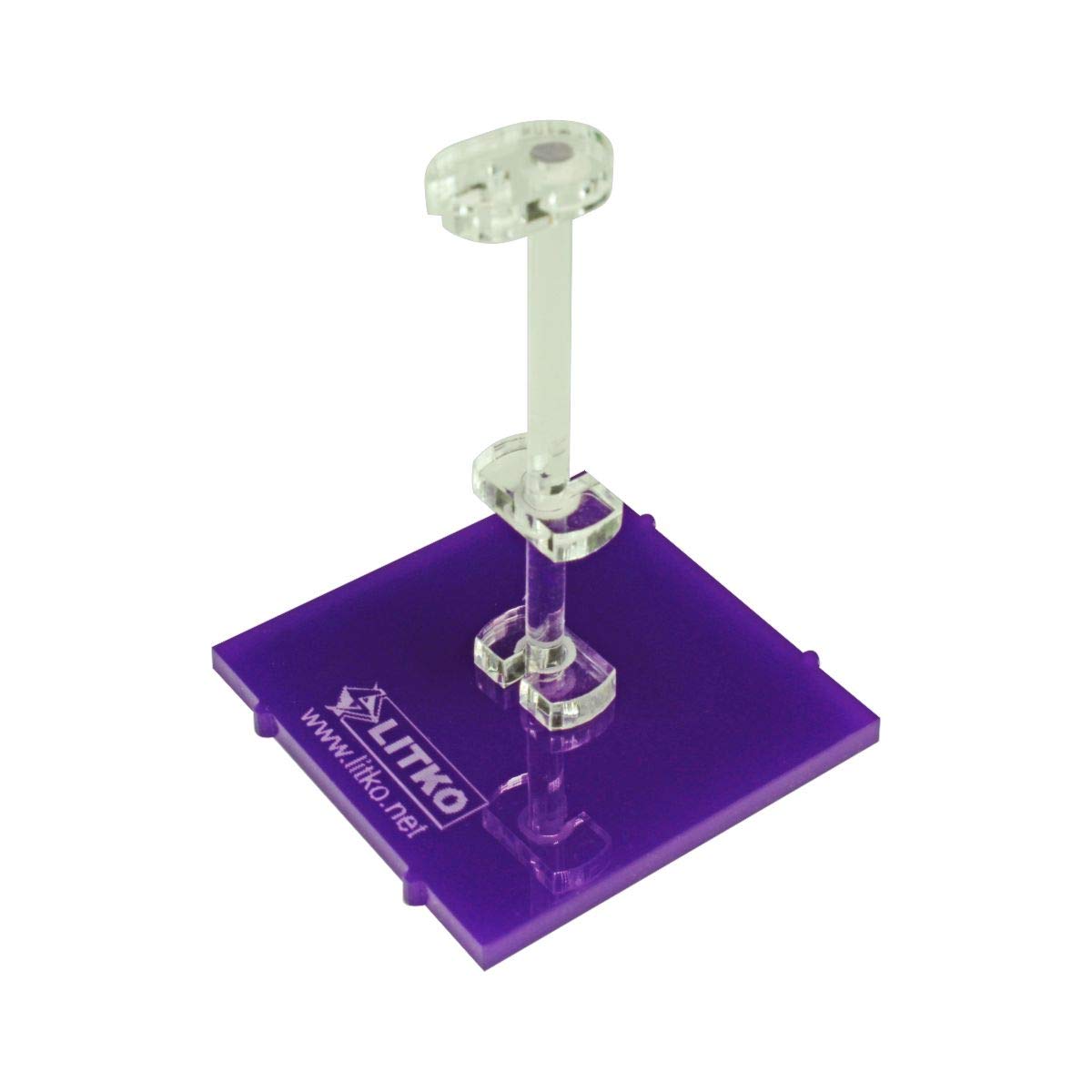 LITKODeluxe Space Fighter Stand | Standard Ship Base | Compatible with Star Wars: X-Wing (Purple)