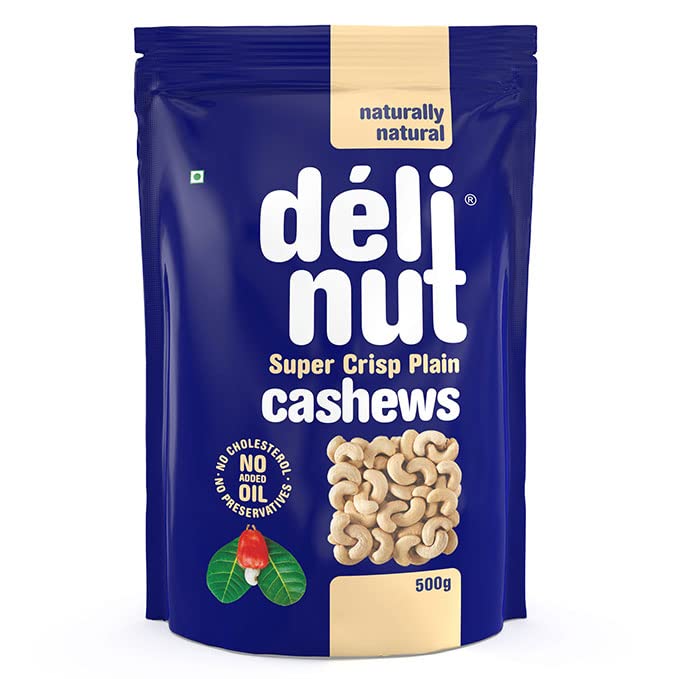 Delinut WW240 Cashew Nuts 500g – Super Crisp, Fresh, Natural & Healthy ...