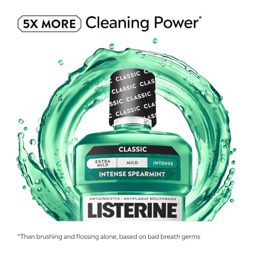 Listerine Freshburst Antiseptic Mouthwash, Spearmint, 16.9 fl. oz/ 500 mL - image 3