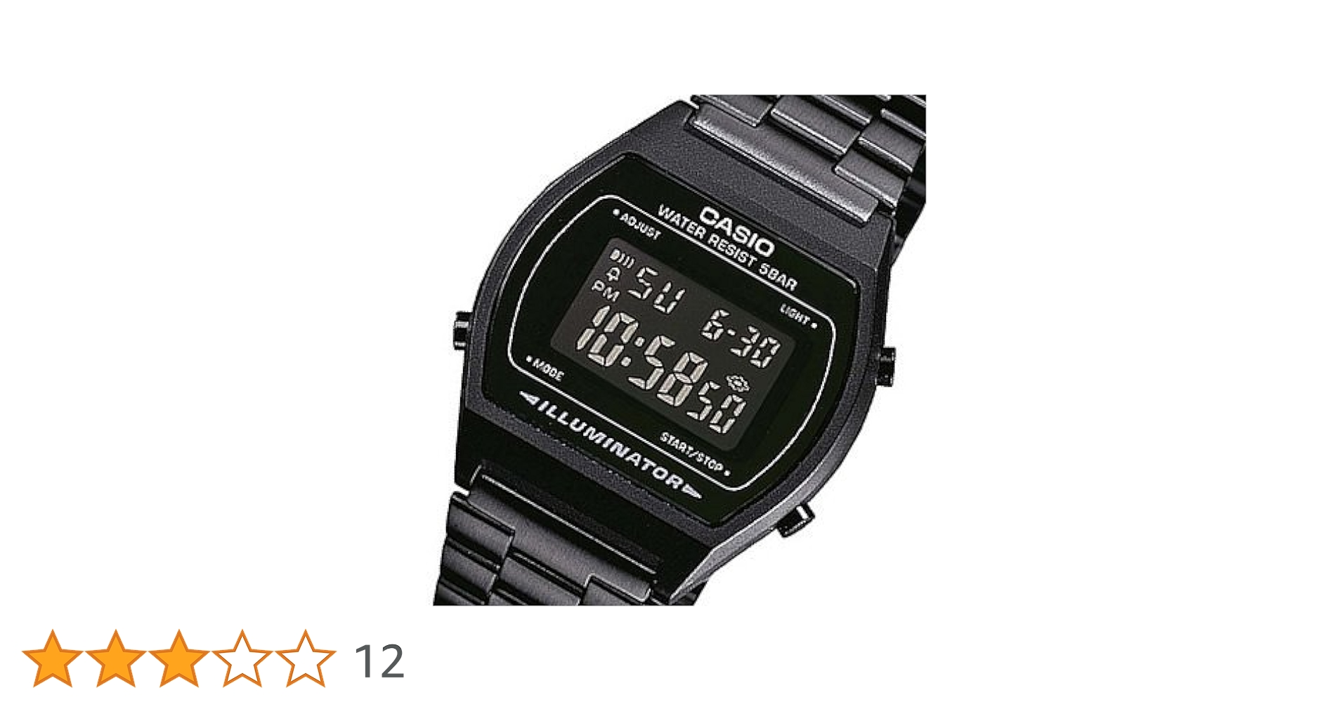 Amazon.co.jp: [カシオ]B-640WB-1B／B640WB-1B ベーシック デジタル