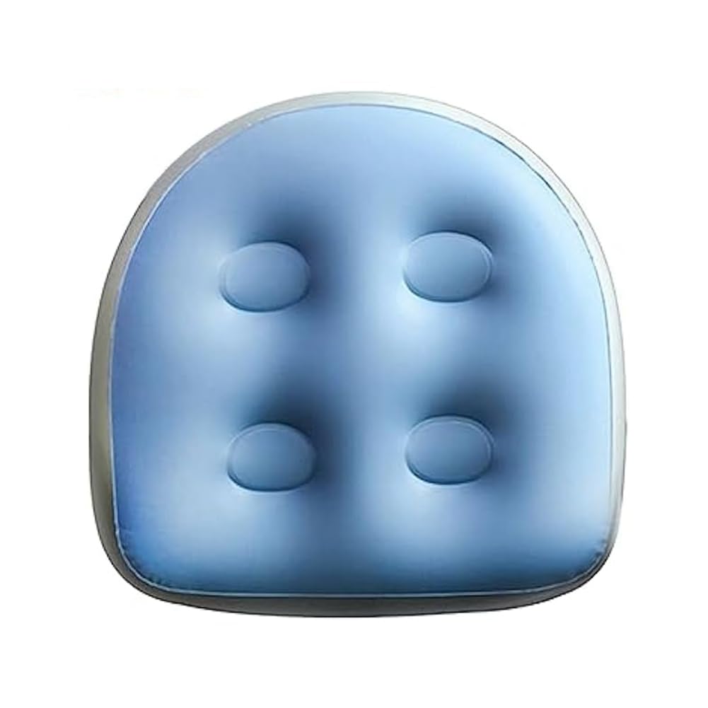 4 Piezas de Refuerzo para Spa y, Cojín Inflable para Asiento de Bañera de Piscina, Almohadilla Trasera Impermeable para Spa, Estera de Masaje con Cojín de Spa Suave