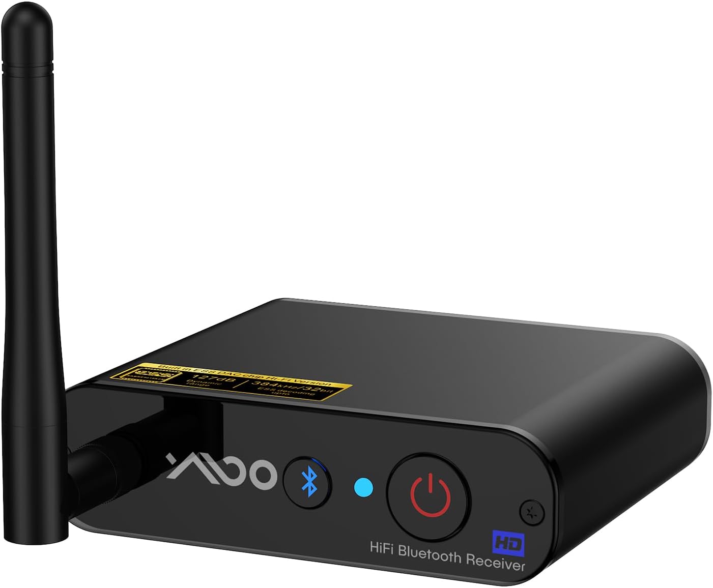 YMOO Bluetooth Receiver for Home Stereo, Long Range Wireless Audio Adapter, Bluetooth Stereo Receiver with Audiophile DAC, aptX HD, Optical Coaxial RCA Output for AV Receiver/Amplifier