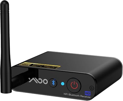 YMOO Bluetooth Receiver for Home Stereo, Long Range Wireless Audio Adapter, Bluetooth Stereo Receiver with Audiophile DAC, aptX HD, Optical Coaxial RCA Output for AV Receiver/Amplifier