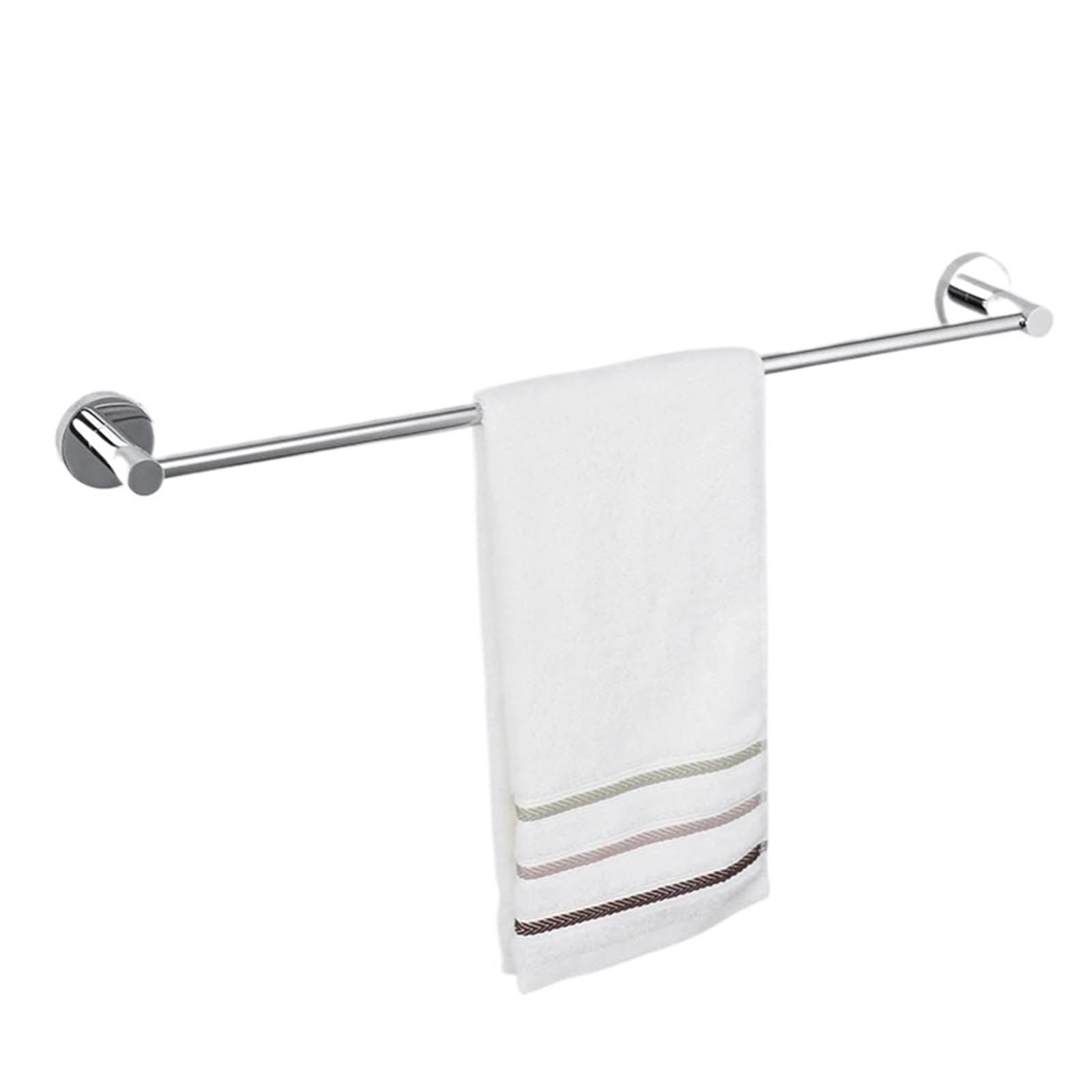 Porte-serviettes mural rond en acier inoxydable couleur 01 pour cuisine et salle de bain