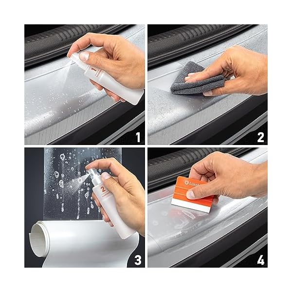 Luxshield Ladekantenschutz Folie fÃ¼r VW ID.3 E11 I 2020-2024 - StoÃstangenschutz, Kratzschutz, Lackschutzfolie - Transparent – Bild 4