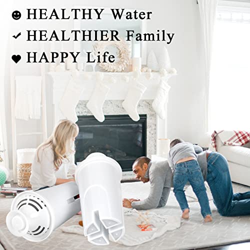 Replacement Pitcher Water Filter Ob03 For Britta Pitchers And Dispensers (6 Pack) Water Pitcher Filter Compatible With Britta Ob03 Classic 35557 Mavea 107007 By Luxrilix #TOP6