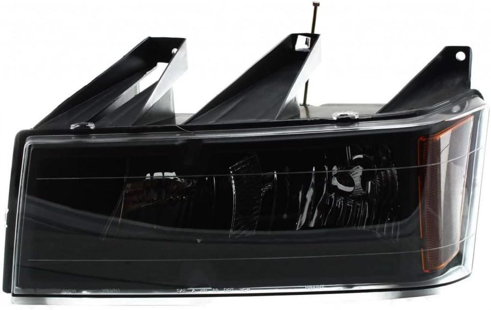 KarParts360 For Chevy Colorado Headlight Assembly 2004-2012 Passenger Side | w/Bulbs | CAPA Certified | GM2503234