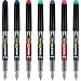 PILOT Pen 90029 Precise Varsity Pre-Filled Fountain Pens, Medium Point Stainless Steel Nib, Black/Blue/Red/Pink/Green/Purple/Turquoise, 7-Pack Pouch