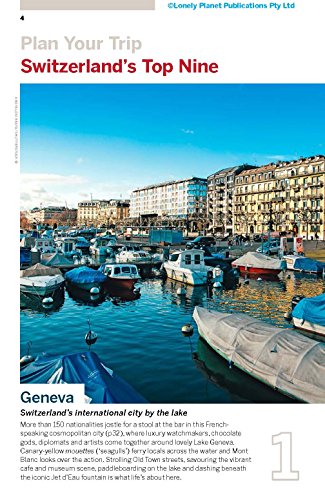 Lonely Planet Best of Switzerland [Lingua