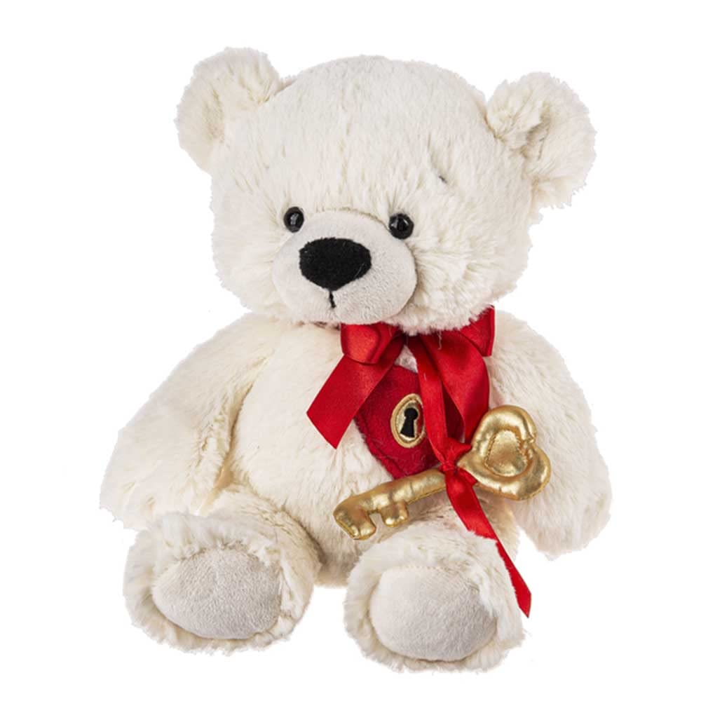 Amazon.co.jp: Ganz Keys to My Heart テディベアぬいぐるみ 10