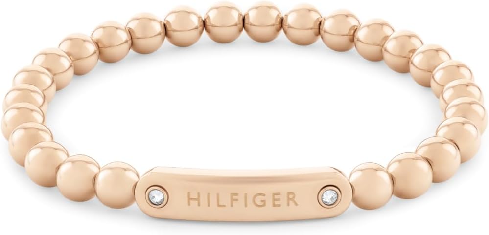 Tommy Hilfiger Women's Jewelry - Metal Stretch Bracelet with Elastic Closure - Perfect for Layering - Classic Jewelry for Everyday Wear - Gift for Her