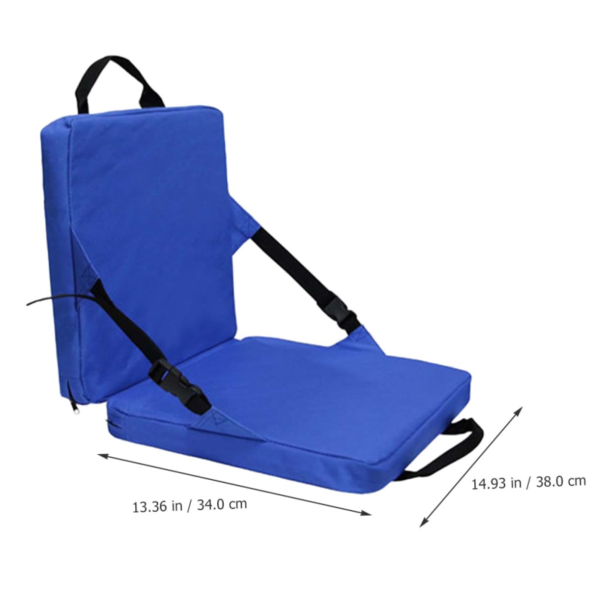 Faltbares Outdoor Sitzkissen aus Oxford Wasserabweisend Leicht Tragbar für Camping Picknick Park mit Komfortabler Polsterung und Robustem Material in Blau