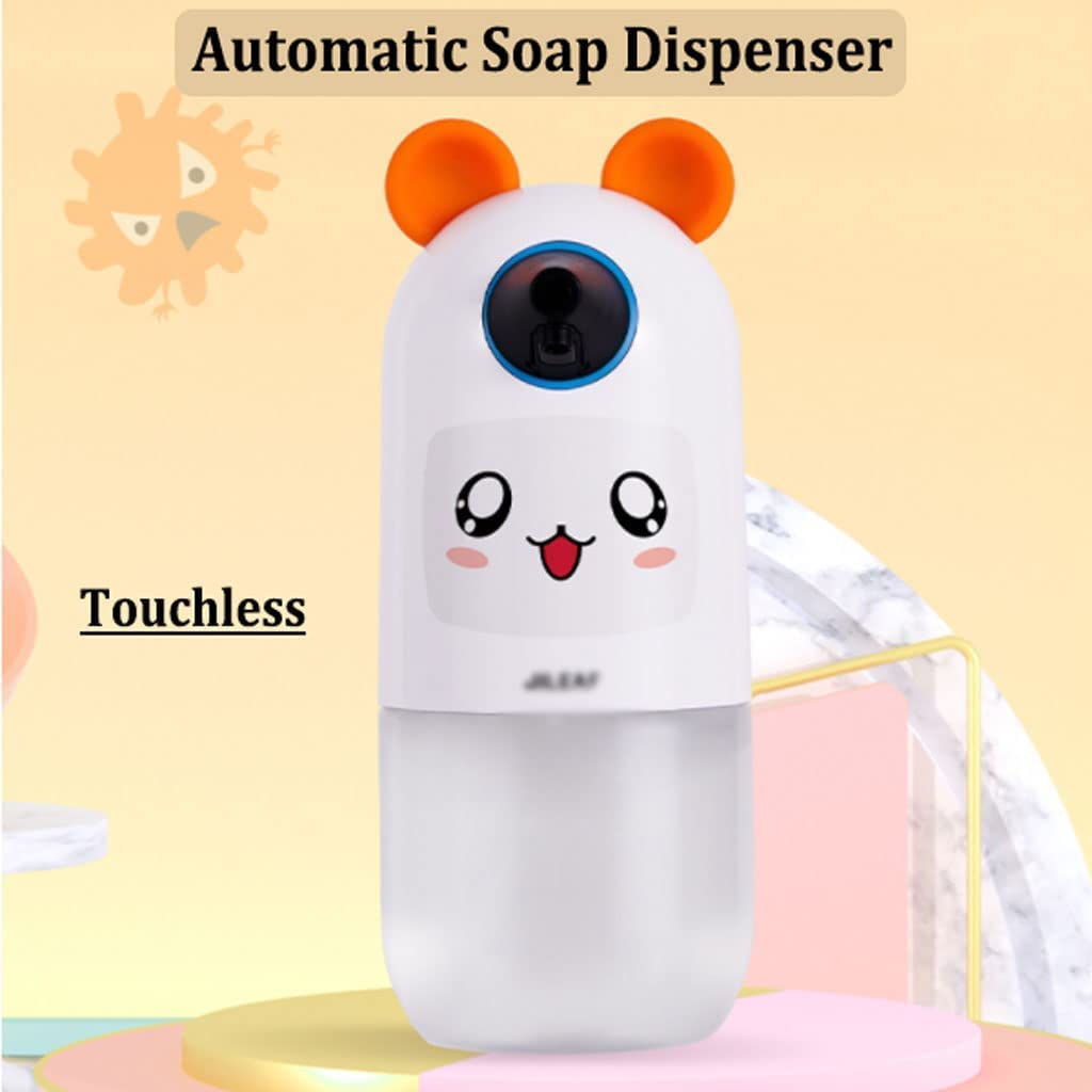 Dispenser Automatico di Sapone schiumogeno da 10,1 Once 3 Marce Dispenser di Sapone Liquido Ricaricabile Regolabile Pompa per Sapone Ricaricabile per Bagno